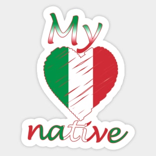 my native Sticker